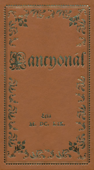 Jan Amos Komenský: Kancyonál (Amsterdam: Christoffer Conradus, 1659)