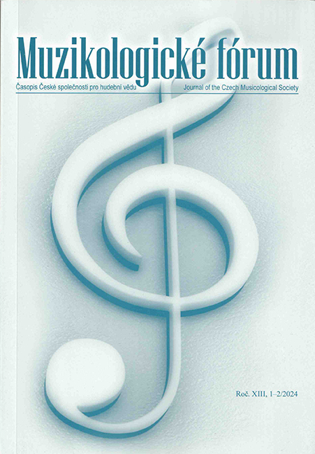Muzikologické fórum / Forum of Musicology 13 (2024), č. 1-2